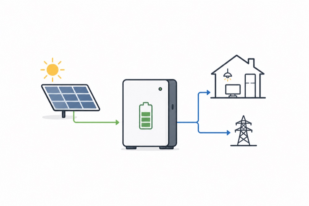 Stromspeicher: Sonnenstrom speichern und im Haus nutzen